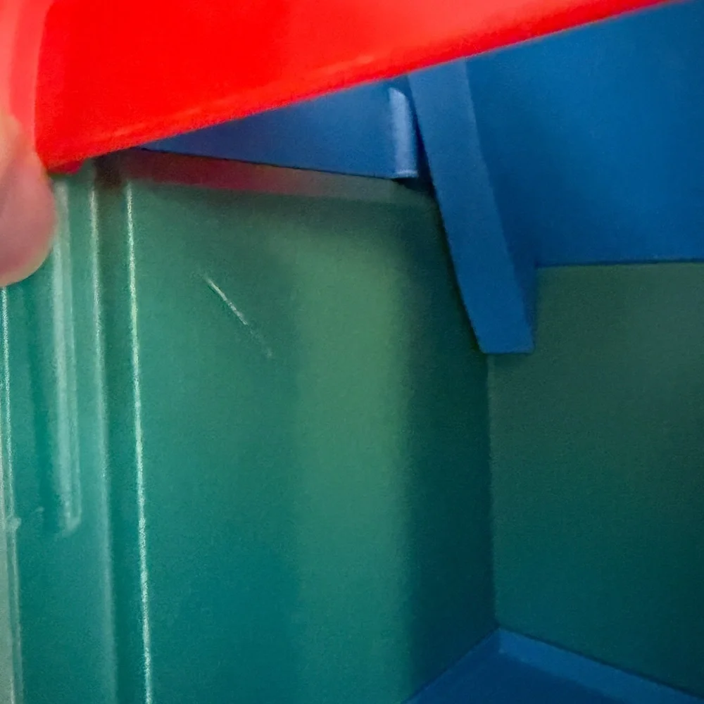 Fisher-Price Vintage 1989 Sort ‘n Stack Mailbox MISSING 1 LETTER MINOR DAMAGE